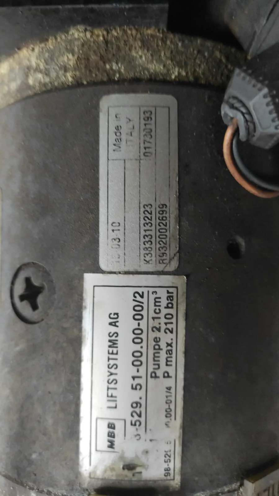 Двигатель гидроборта  MBB, DAUTEL, PALFINGER