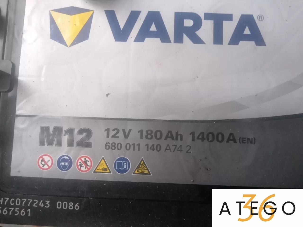 Аккумулятор 180Ah Varta