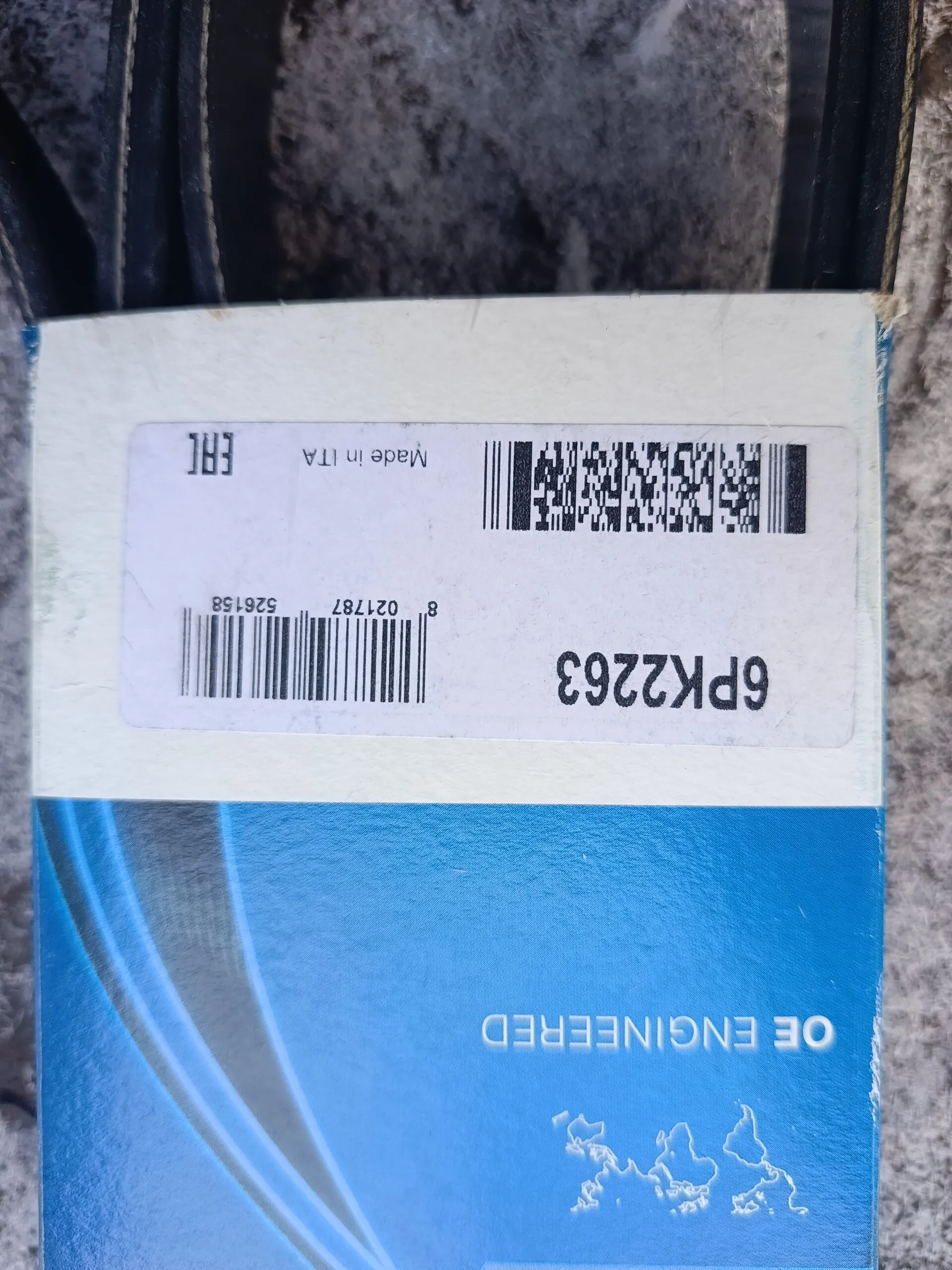 ремень генератора Мерседес-Бенц  6PK2263