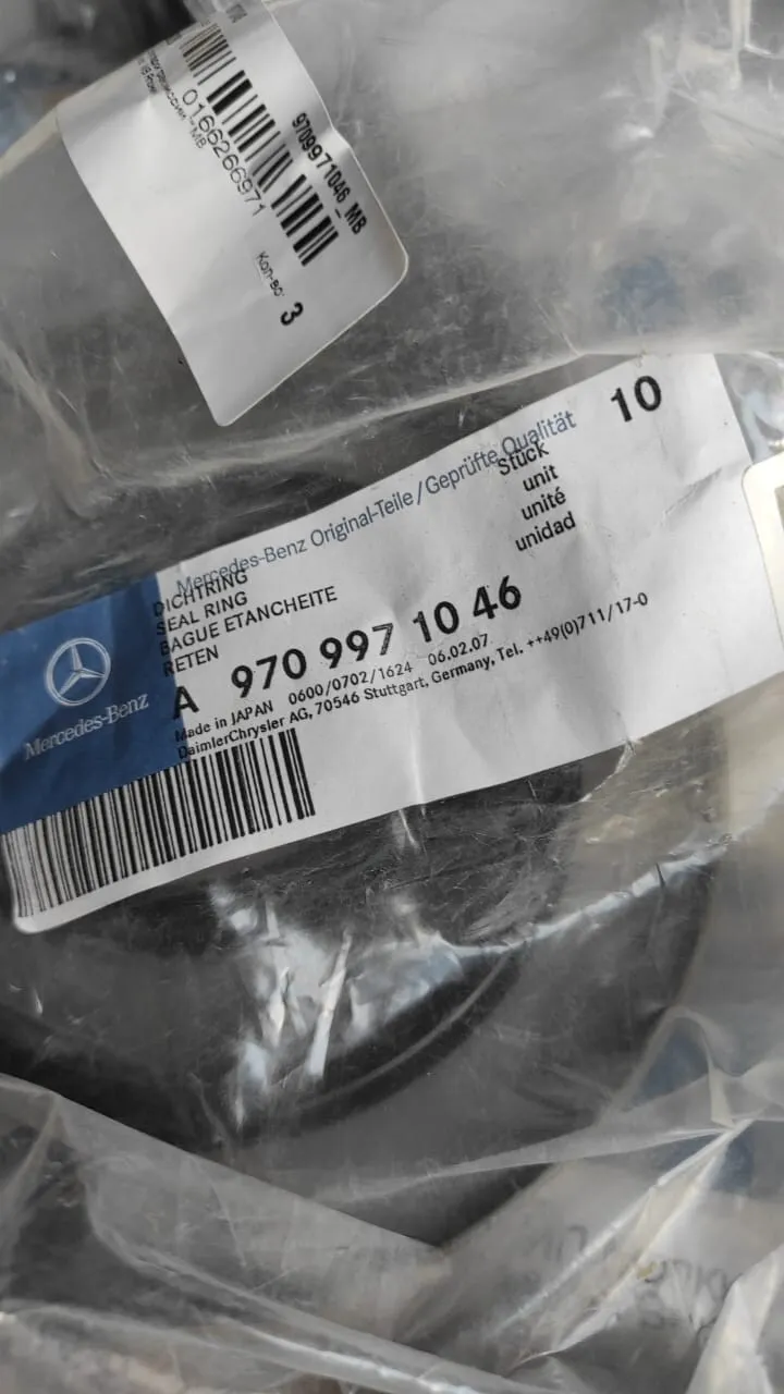 кольцо уплотнительное передней ступицы A9709970346