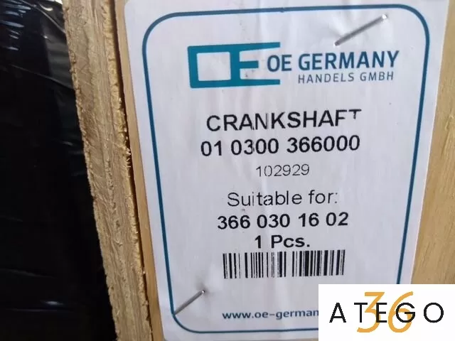 Коленвал OM366A/OM366LA Mercedes-Benz — новый, OE Germany, в наличии